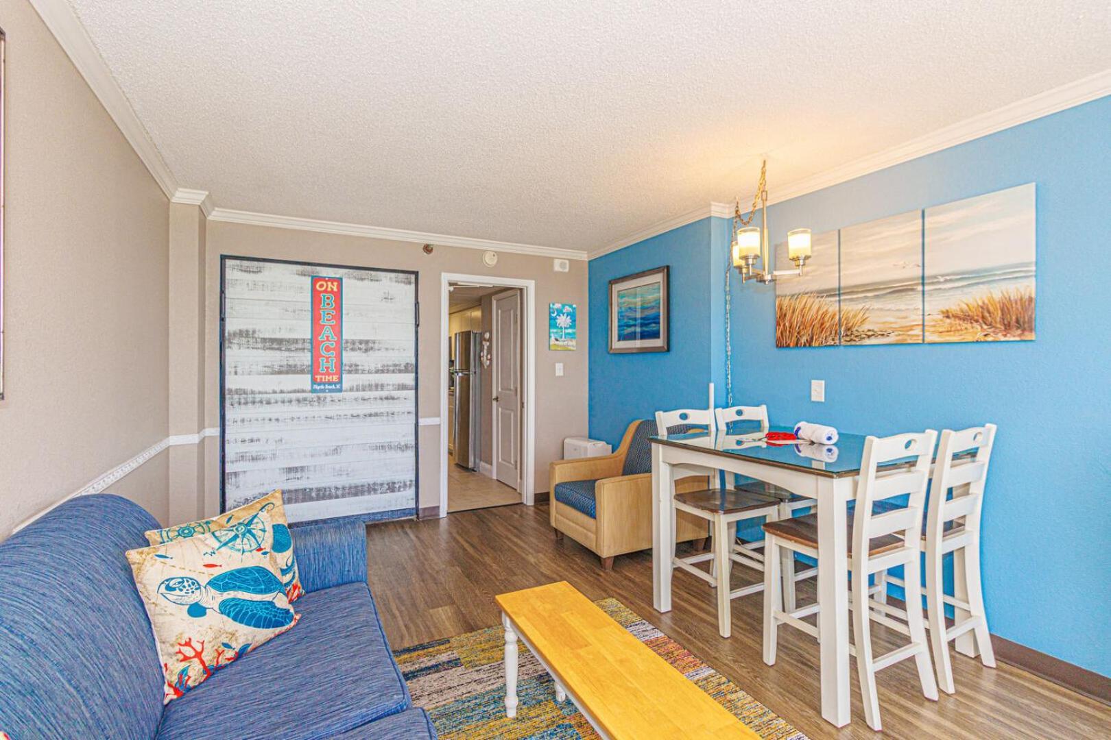 Oceanfront 1 Bedroom Suite With Beautiful Decor And Accents Caravelle Resort 1039 Sleeps 6 Guests Myrtle Beach Bagian luar foto