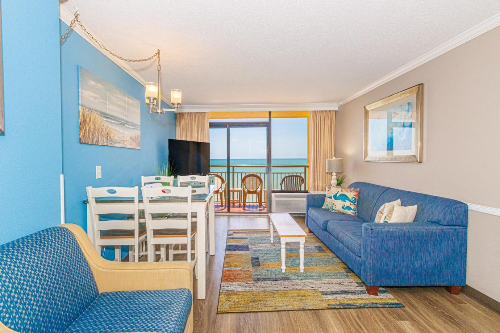 Oceanfront 1 Bedroom Suite With Beautiful Decor And Accents Caravelle Resort 1039 Sleeps 6 Guests Myrtle Beach Bagian luar foto