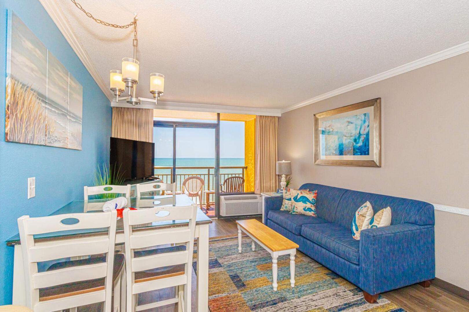 Oceanfront 1 Bedroom Suite With Beautiful Decor And Accents Caravelle Resort 1039 Sleeps 6 Guests Myrtle Beach Bagian luar foto