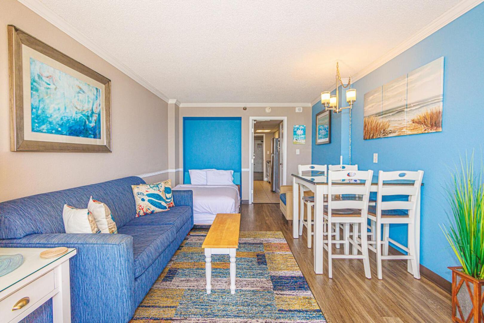 Oceanfront 1 Bedroom Suite With Beautiful Decor And Accents Caravelle Resort 1039 Sleeps 6 Guests Myrtle Beach Bagian luar foto