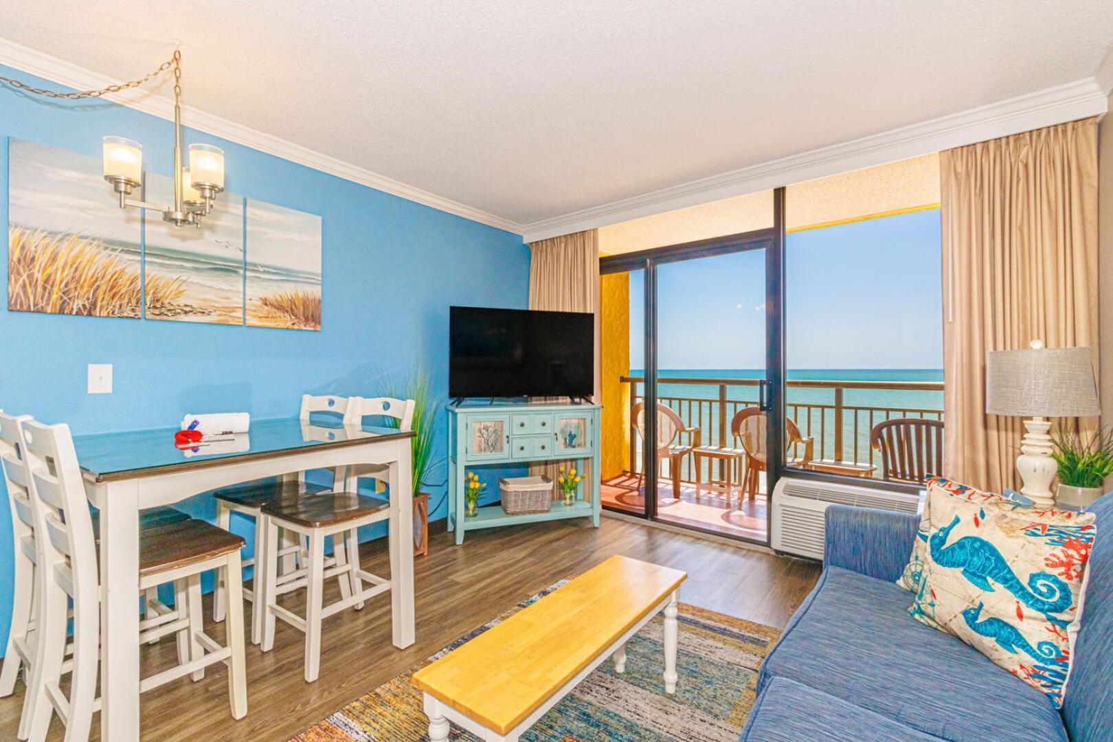 Oceanfront 1 Bedroom Suite With Beautiful Decor And Accents Caravelle Resort 1039 Sleeps 6 Guests Myrtle Beach Bagian luar foto